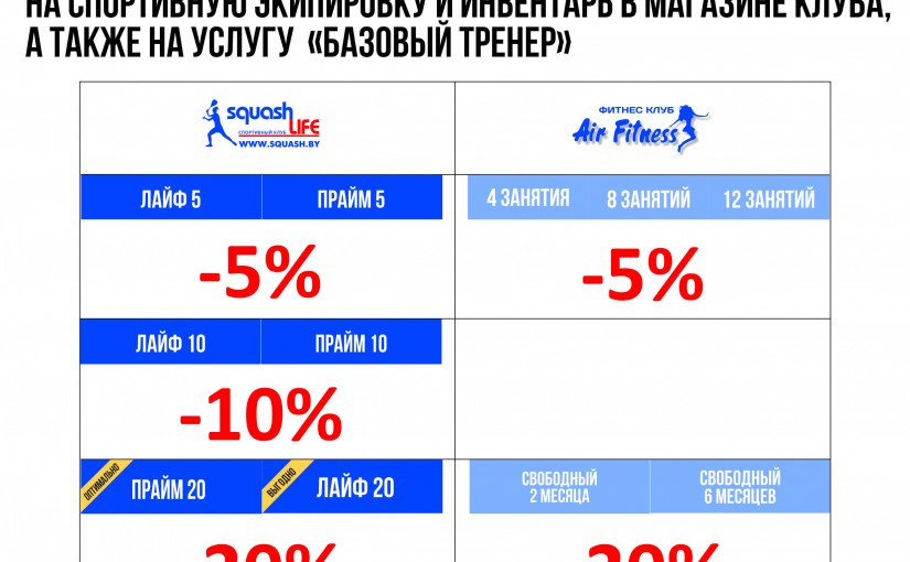 Осенние подарки для клиентов Squash-Life